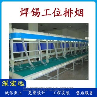 深宏远承接车间排烟管道工程 车间通风工程 生产线排烟工程